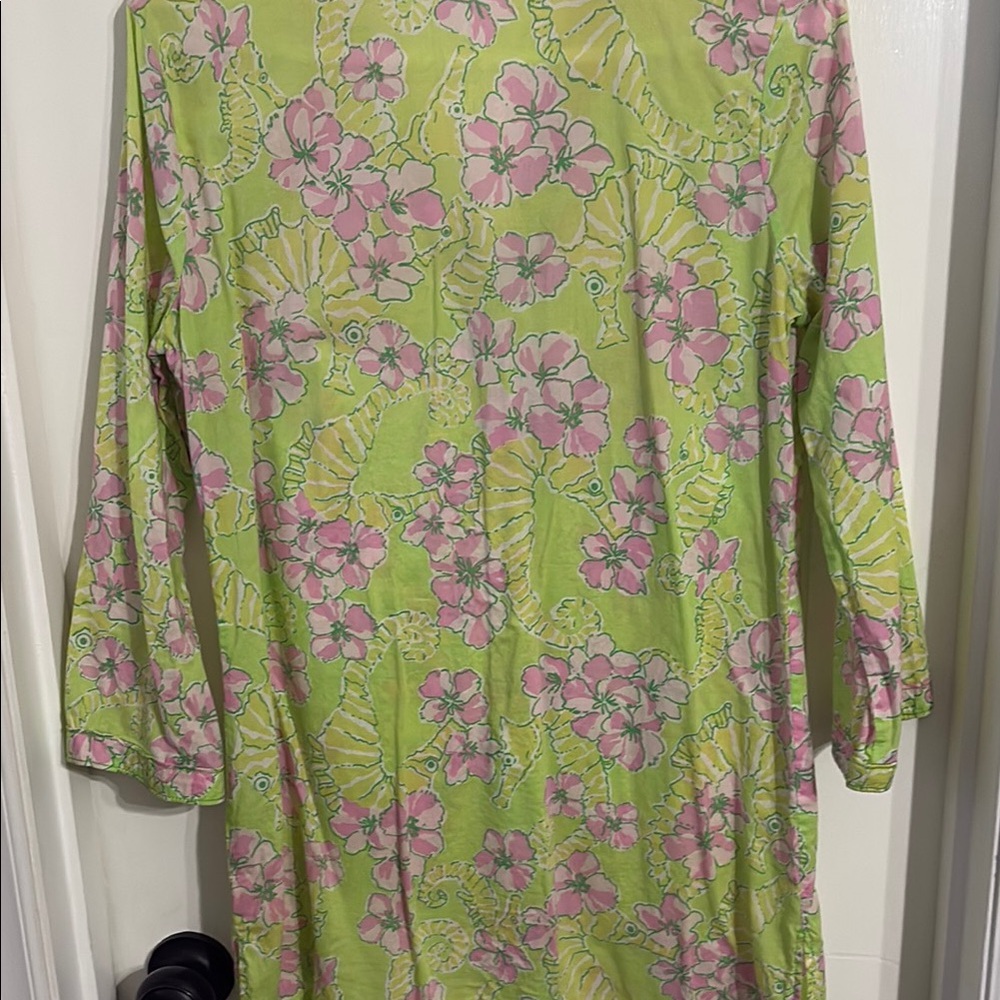 Lilly Pulitzer Green Floral Tunic - XS - Picture 8 of 13